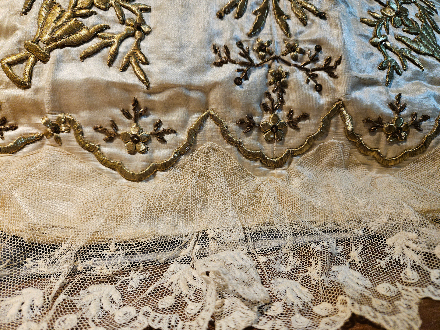 Saten Kırlent Tel Sarma