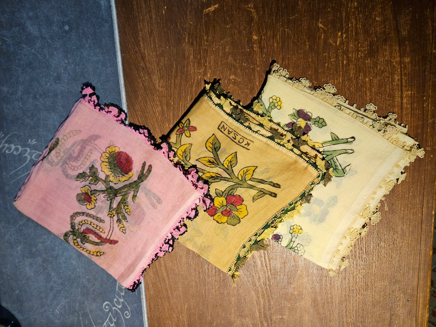 İğne Oyalı Yazma 3 Adet ioy002