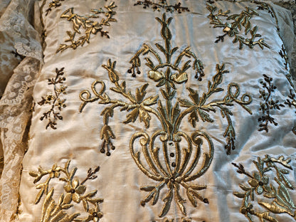 Saten Kırlent Tel Sarma