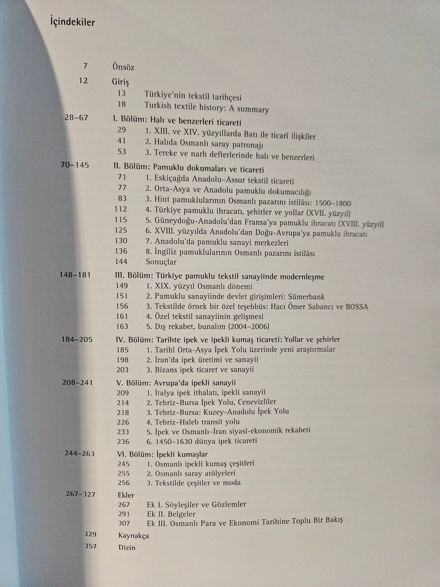 Halil İnalcık - Türkiye Tekstil Tarihi