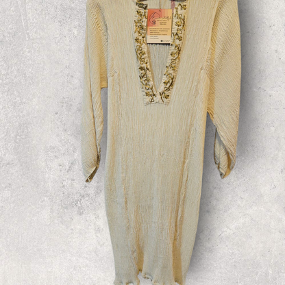 Bürümcük İpek Tel kırmalı Tunik