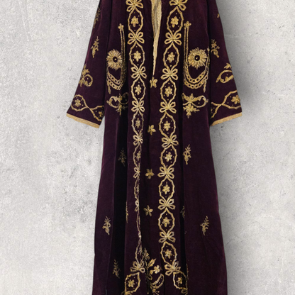 kadife bindallı kaftan