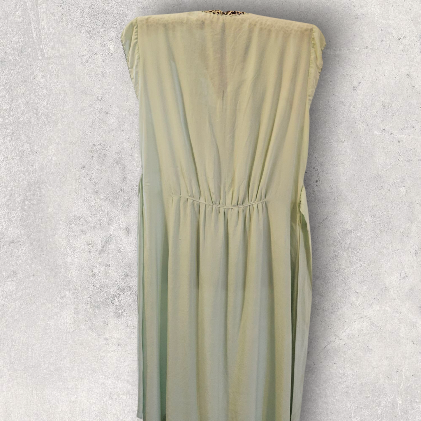 Açık Mavi İpek Gecelik