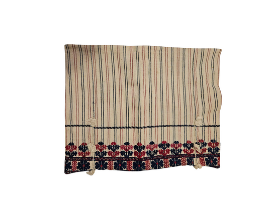 köşe yastığı pamuk çizgili