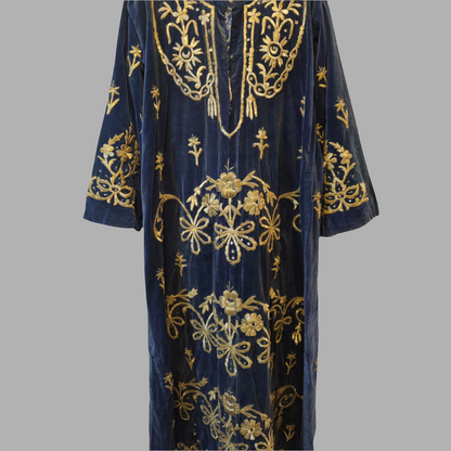 Bindallı Mavi Kaftan